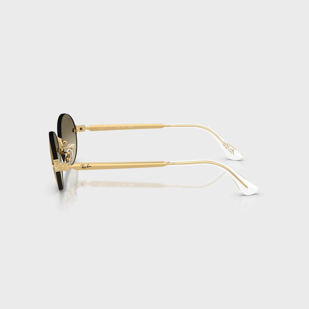 Ray-Ban x A$AP ROCKY Rimless Sunglasses - Gold / Brown