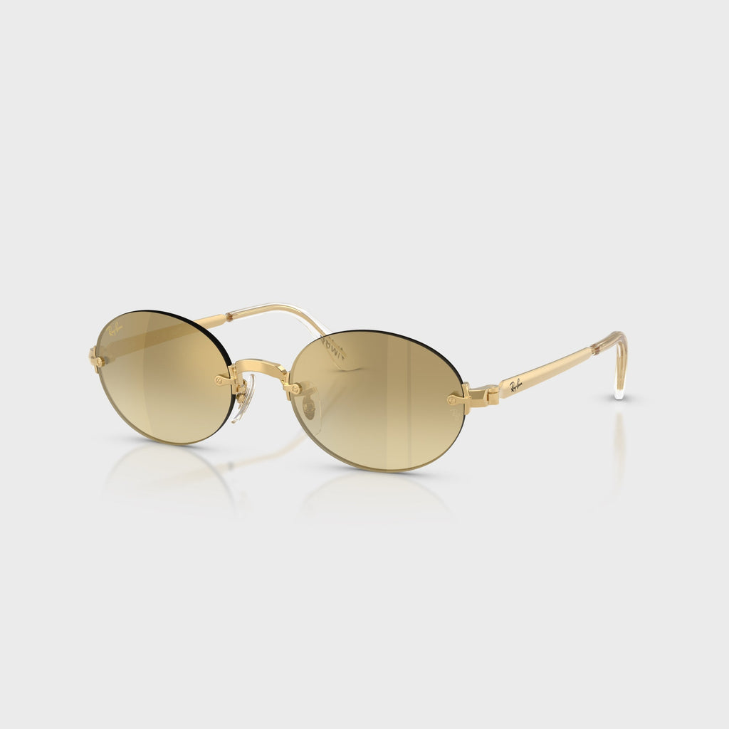 Ray-Ban x A$AP ROCKY Rimless Sunglasses - Gold / Brown