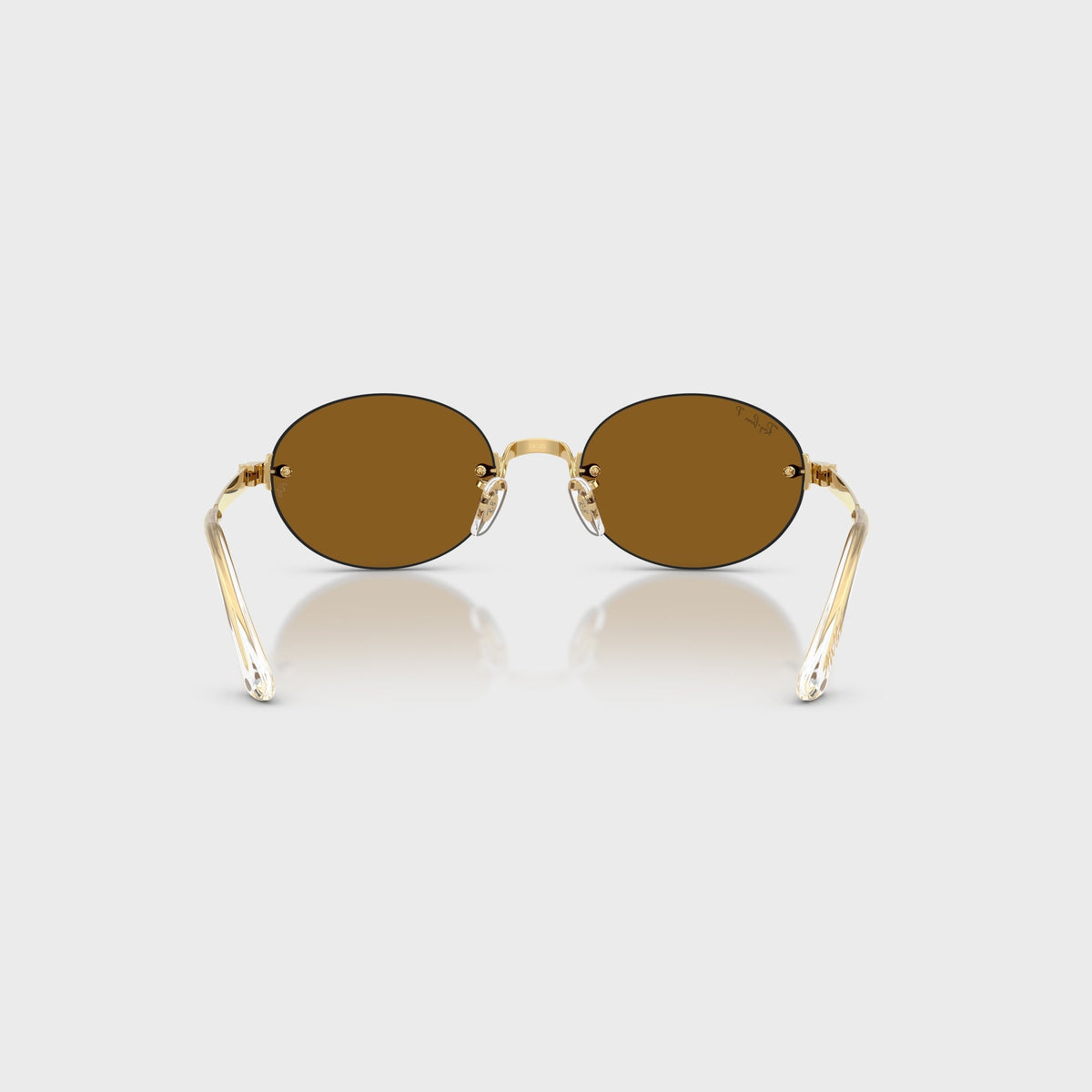 Ray-Ban x A$AP ROCKY Rimless Sunglasses - Gold / Brown