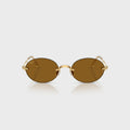 Ray-Ban x A$AP ROCKY Rimless Sunglasses - Gold / Brown