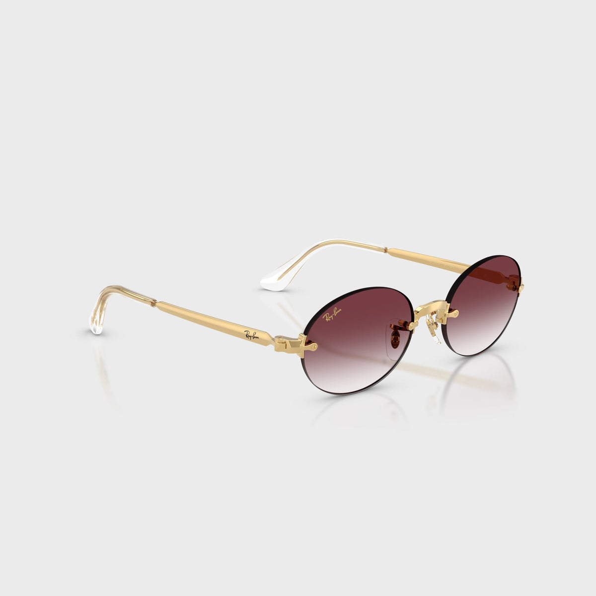 Ray-Ban x A$AP ROCKY Rimless Sunglasses - Gold / Purple