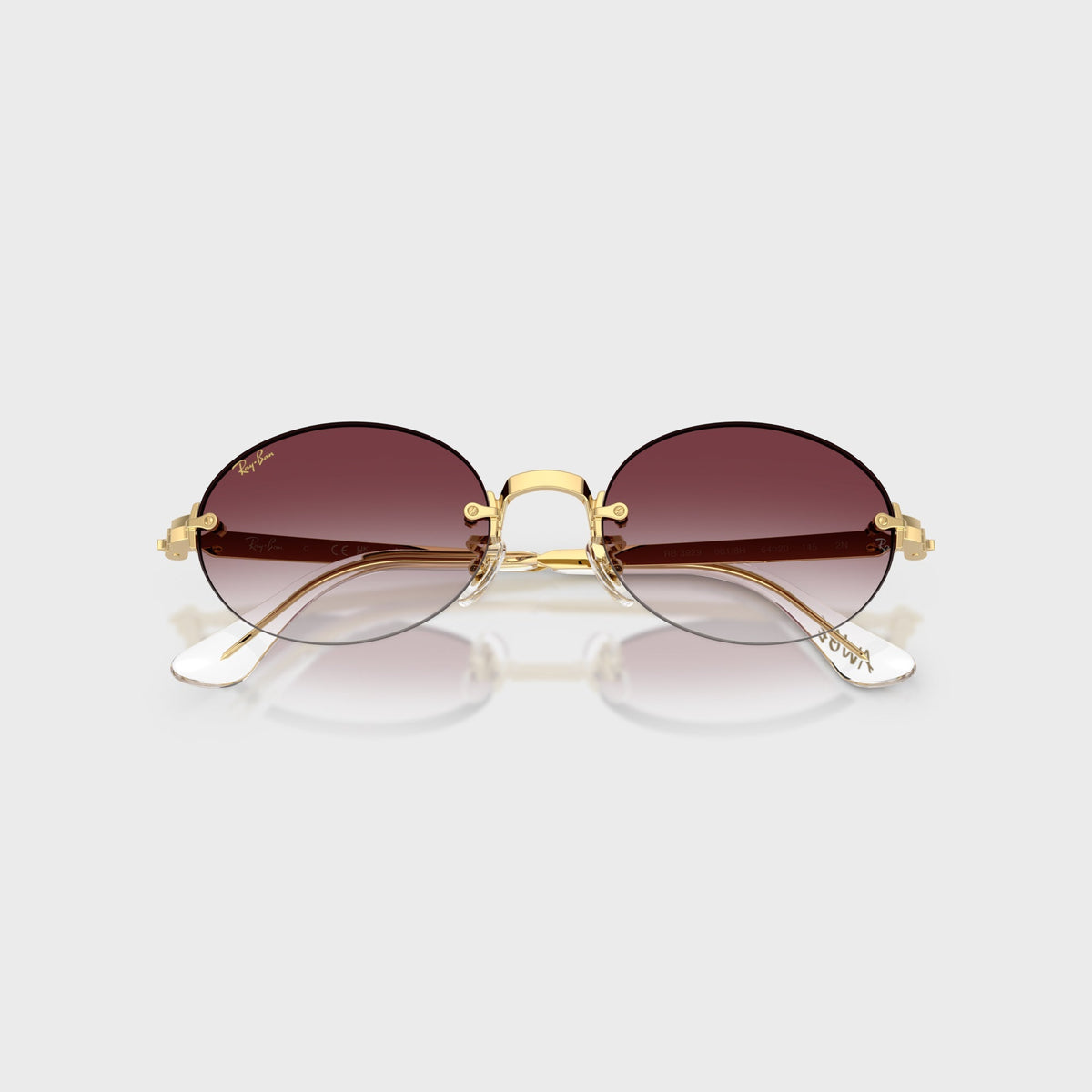 Ray-Ban x A$AP ROCKY Rimless Sunglasses - Gold / Purple
