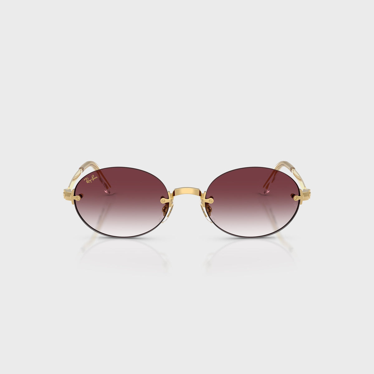 Ray-Ban x A$AP ROCKY Rimless Sunglasses - Gold / Purple