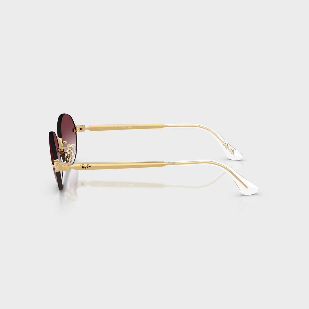 Ray-Ban x A$AP ROCKY Rimless Sunglasses - Gold / Purple