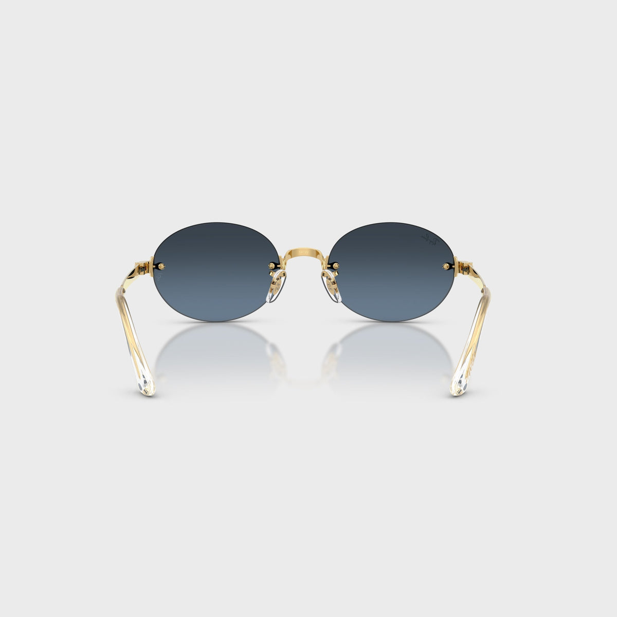 Ray-Ban x A$AP ROCKY Rimless Sunglasses - Gold / Blue