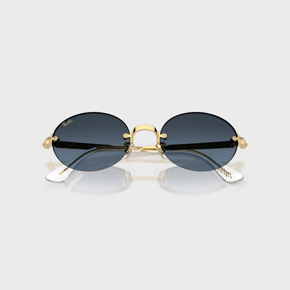 Ray-Ban x A$AP ROCKY Rimless Sunglasses - Gold / Blue