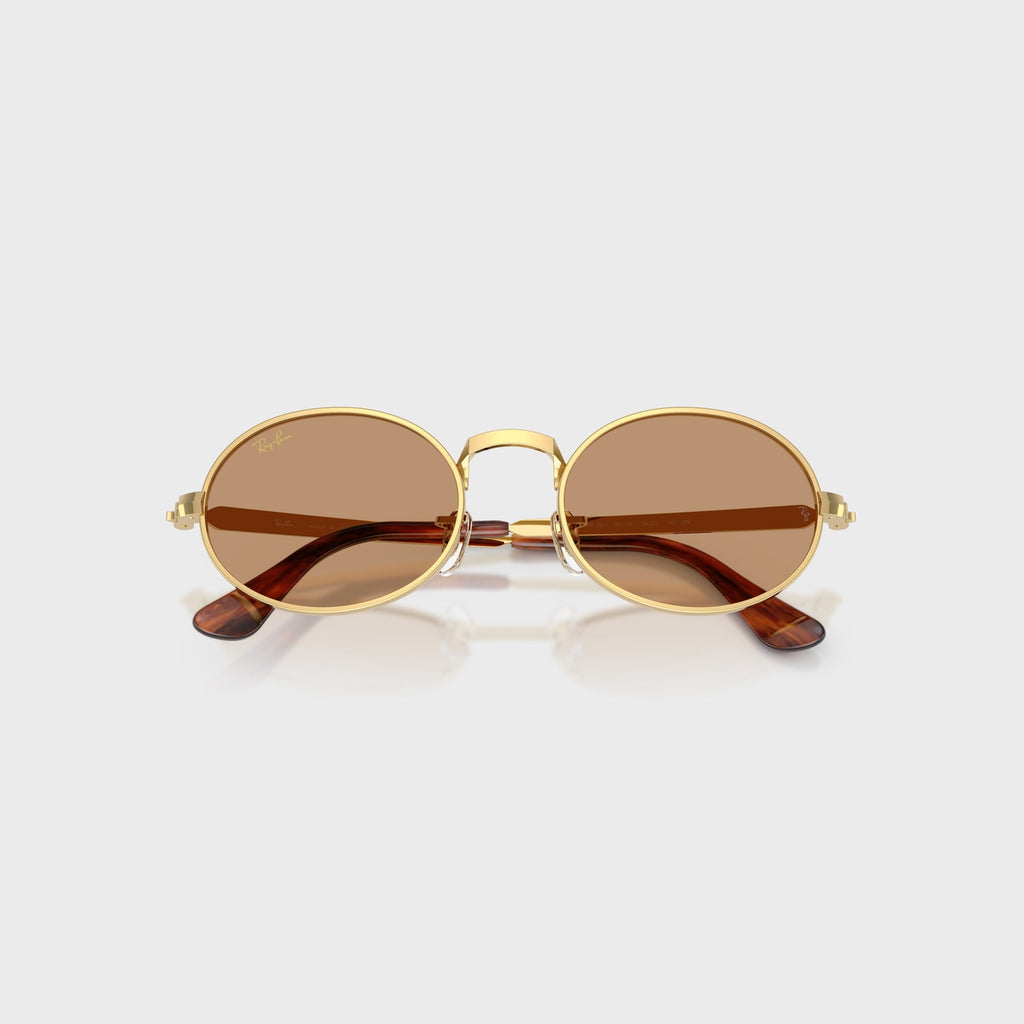 Ray-Ban x A$AP ROCKY Bold Metal Sunglasses - Gold / Brown