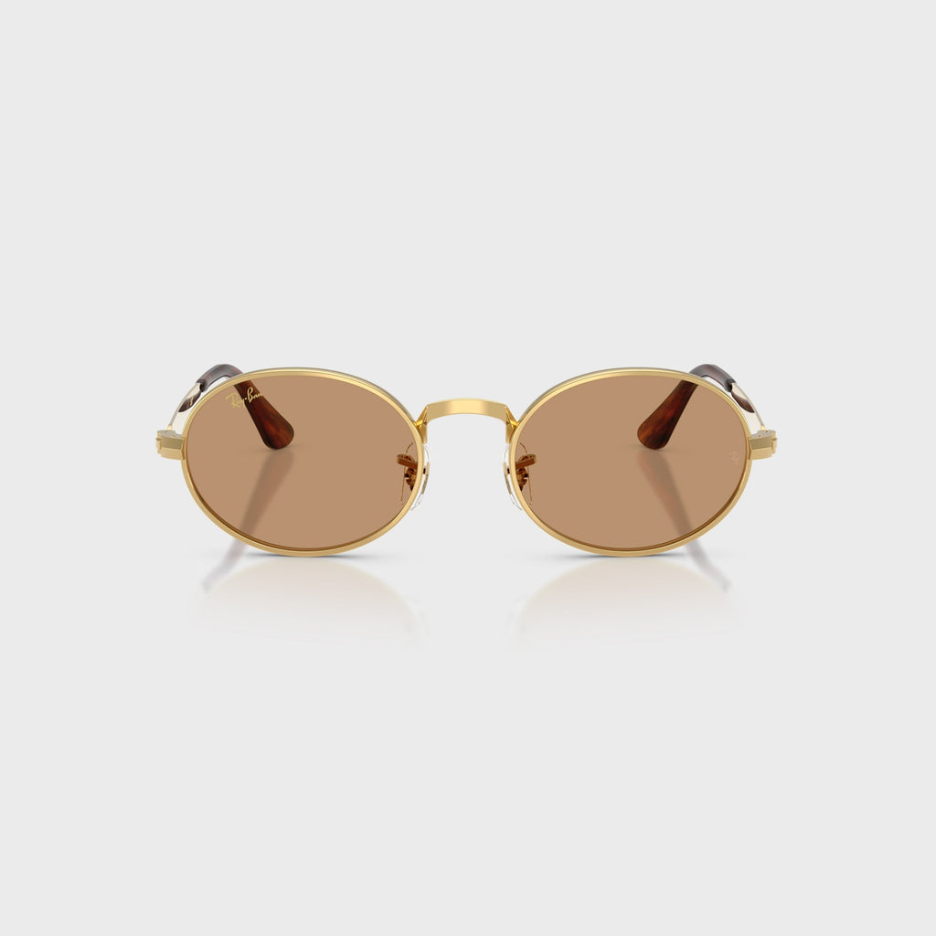 Ray-Ban x A$AP ROCKY Bold Metal Sunglasses - Gold / Brown