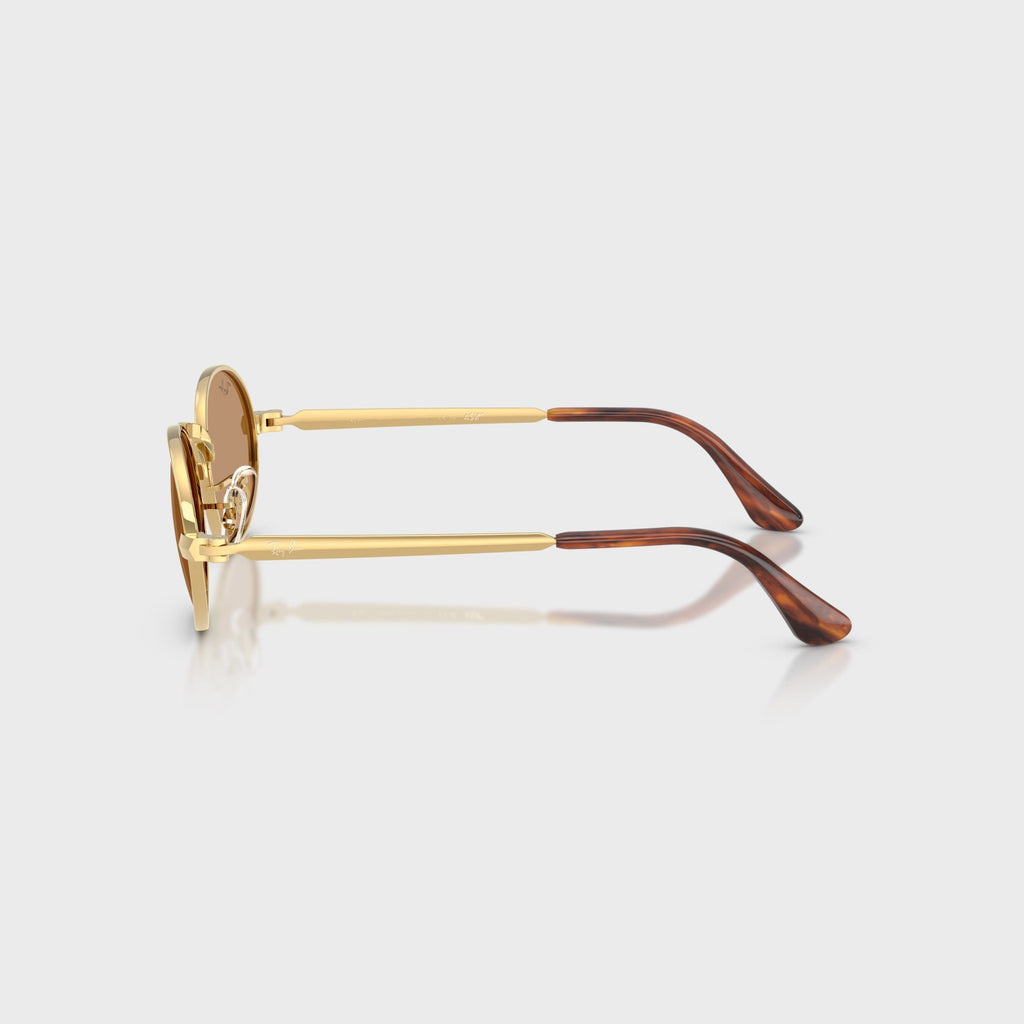 Ray-Ban x A$AP ROCKY Bold Metal Sunglasses - Gold / Brown