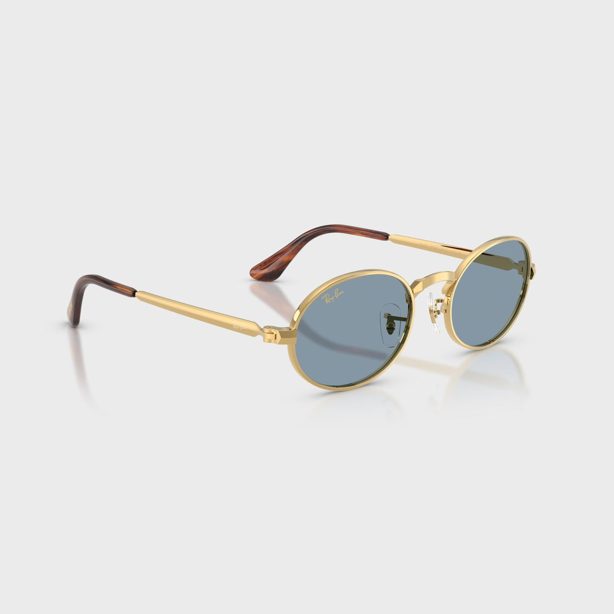 Ray-Ban x A$AP ROCKY Bold Metal Sunglasses - Gold / Blue