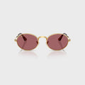 Ray-Ban x A$AP ROCKY Bold Metal Sunglasses - Gold / Purple