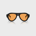 Ray-Ban x A$AP Rocky Aviator Puffer Sunglasses - Black Frame / Orange Lens