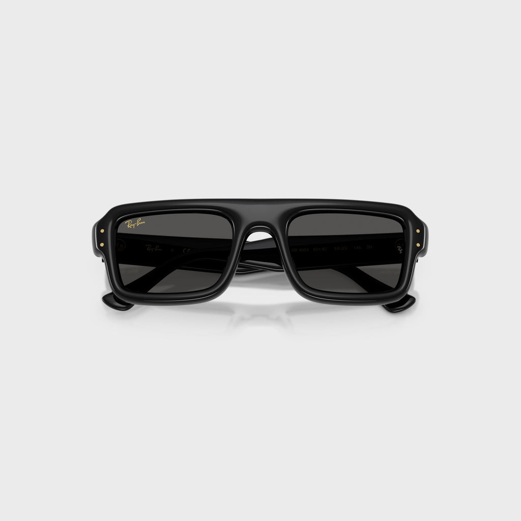 Ray-Ban x A$AP Rocky Flacko Puffer Sunglasses - Black Frame / Dark Grey Lens