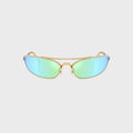 Ray-Ban x A$AP ROCKY Pinnacle Metal Sunglasses - Gold / Blue