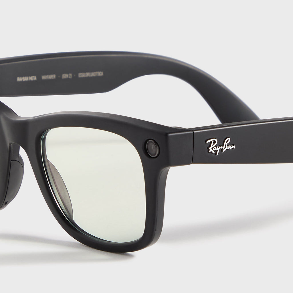 Ray-Ban Meta Wayfarer Sunglasses - Matte Black / Graphite