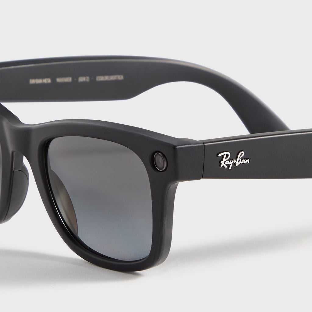 Ray-Ban Meta Wayfarer Sunglasses - Matte Black