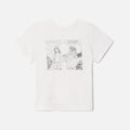 ReDone Classic Tee Girl Power - Vintage White