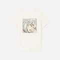 ReDone Classic World Peace Tee - Vintage White