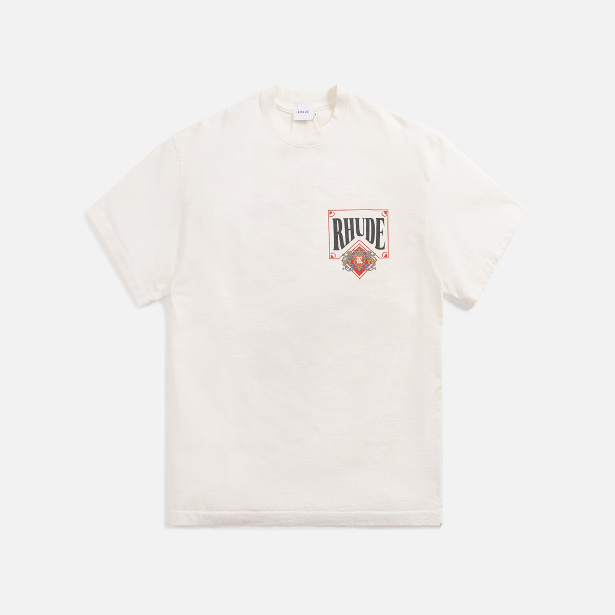 Rhude Card Tee - Vintage White