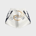 Rhude Logo Lightning Short - White / Navy