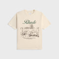 Rhude Virgin Islands Script Tee - Vintage White / Black / Green