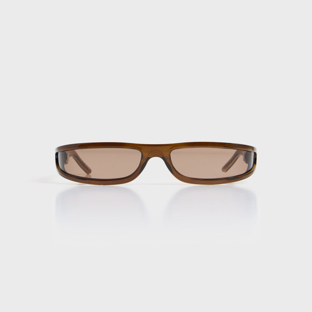 Rick Owens Fog Sunglasses - Tobacco Temples / Brown Lens