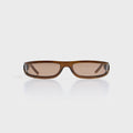 Rick Owens Fog Sunglasses - Tobacco Temples / Brown Lens