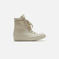 Rick Owens WMNS Scarpe Pelle Sneakers - Milk