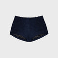 Susanna Chow Naomi Suede Short - Navy Blue