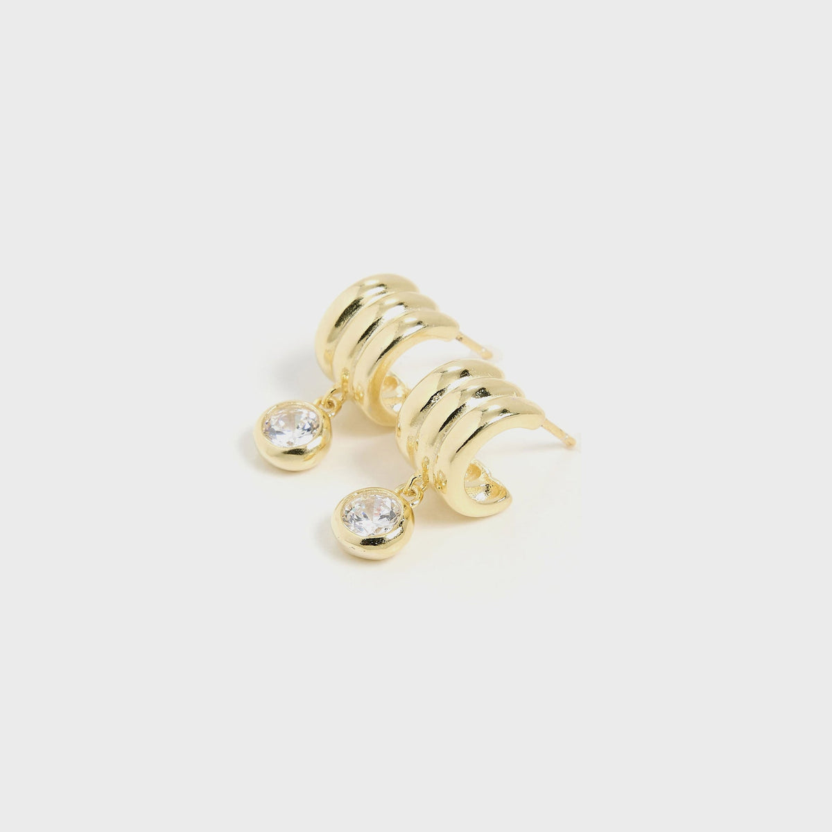 SHASHI Robyn Huggie Earring - Gold