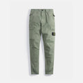 Stone Island Stretch Cotton Wool Satin Garment Dyed Cargo Pant - Sage