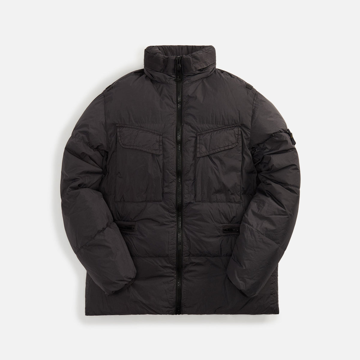 Stone Island Garment Dyed Crinkle Reps Down Jacket - Charcoal