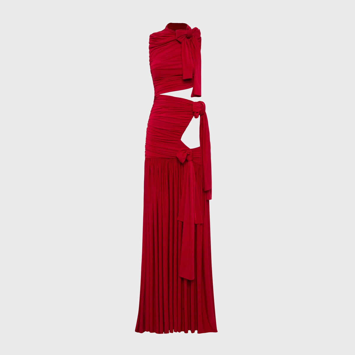 Siedres Camilla Maxi Jersey Dress - Red