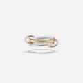 Spinelli Kilcollin Solarium MX 3 Link Ring - Silver / Yellow Gold