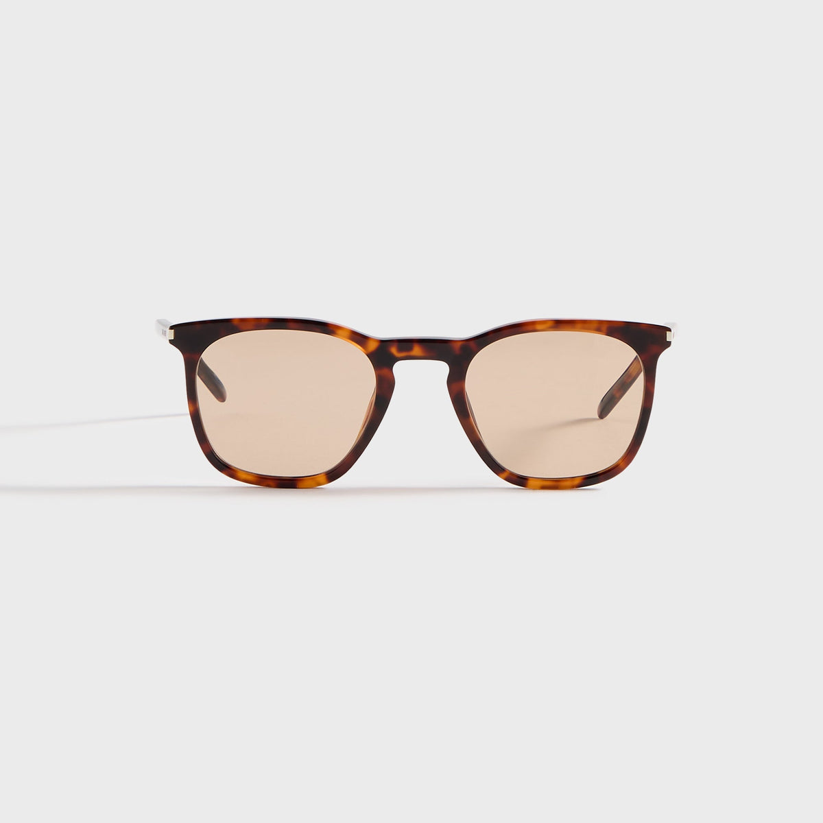 Saint Laurent Havana Squared Sunglasses - Havana / Brown