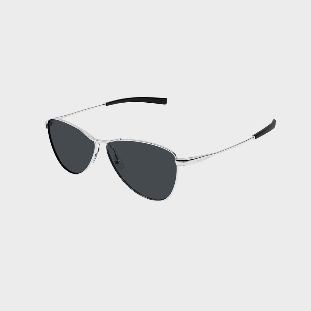Saint Laurent SL 831 Vesper Sunglasses - Silver / Grey
