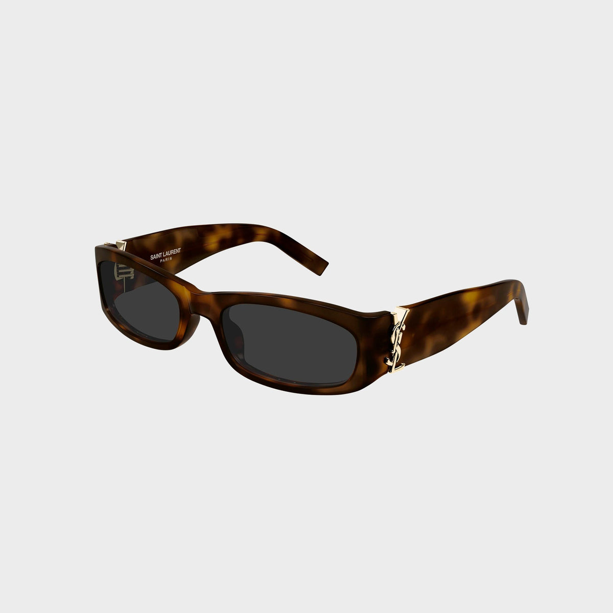 Saint Laurent SL M152 Acetate Sunglasses - Dark Havana / Grey
