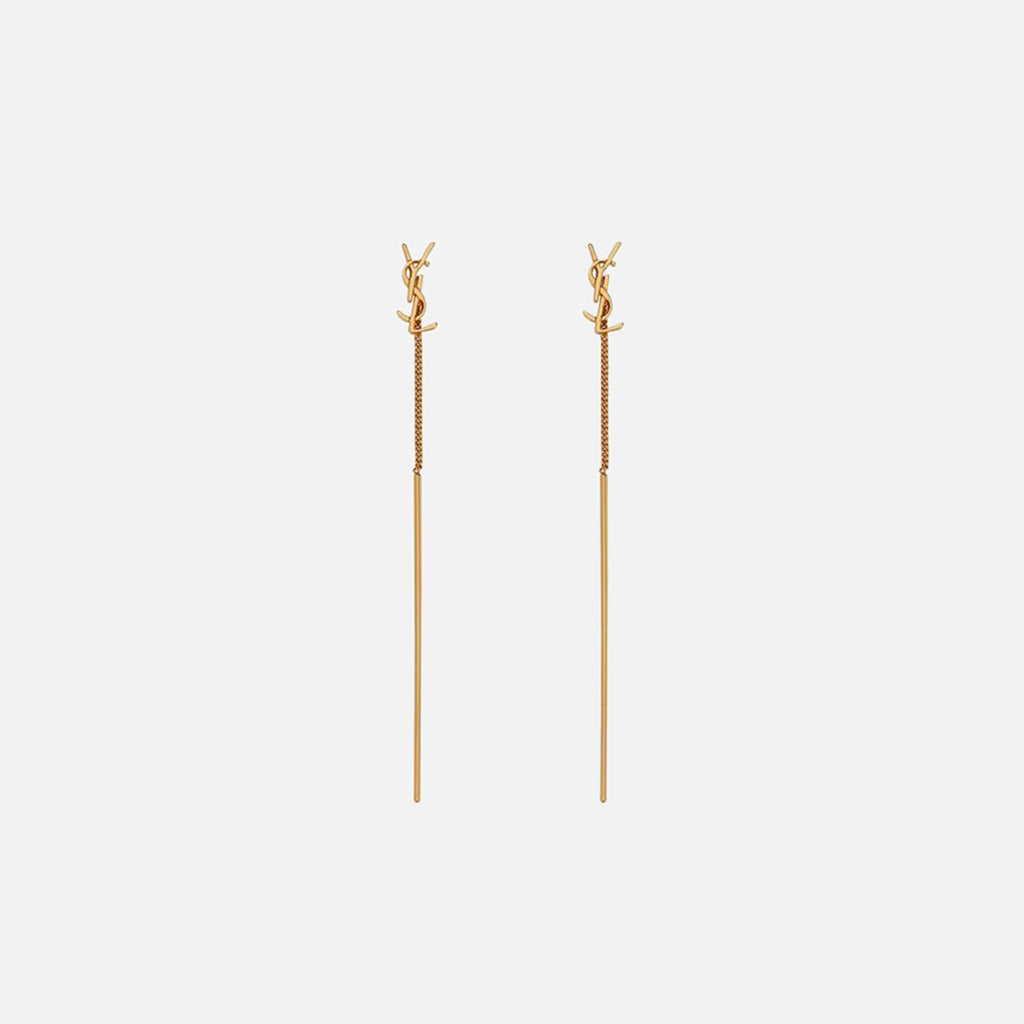 Saint Laurent Cassandre Earrings - Gold
