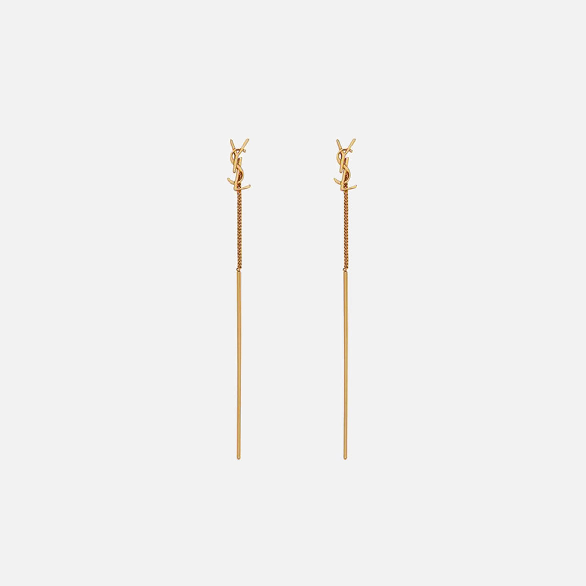 Saint Laurent Cassandre Earrings - Gold