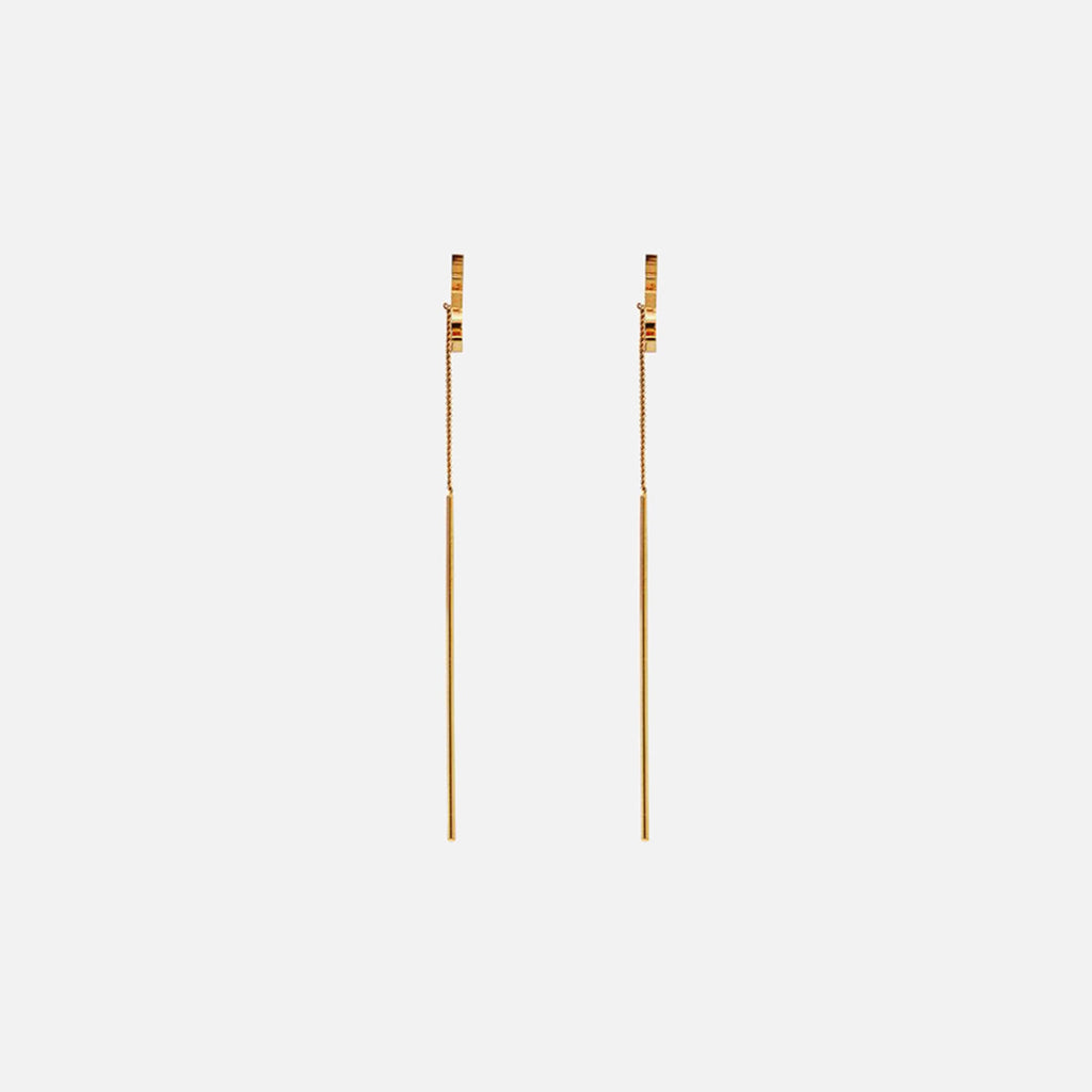 Saint Laurent Cassandre Earrings - Gold
