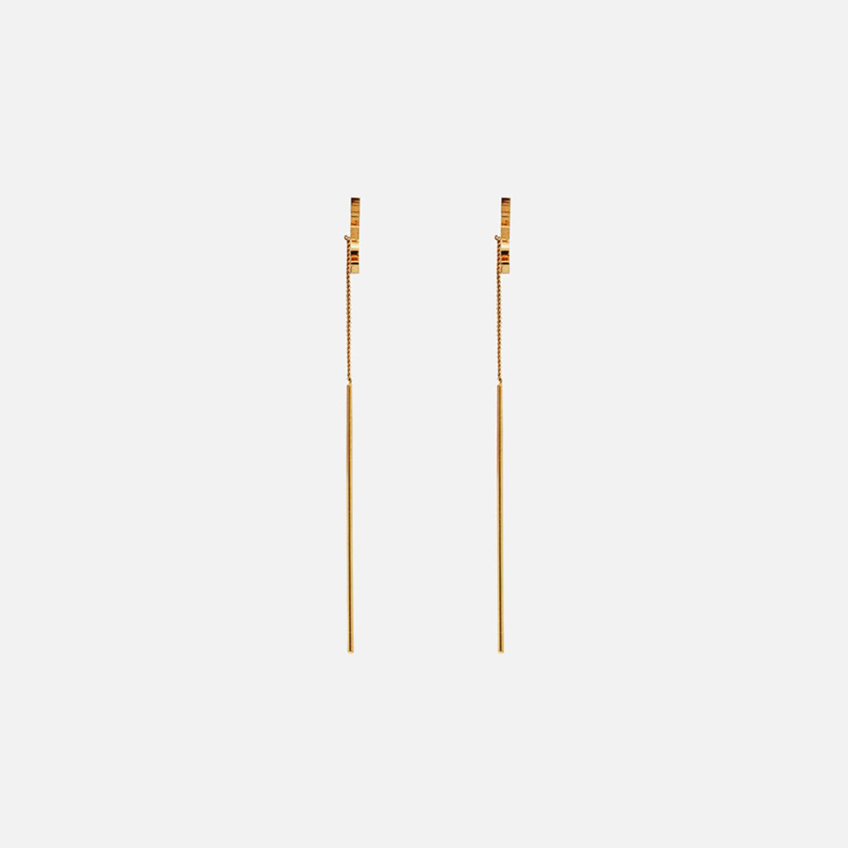 Saint Laurent Cassandre Earrings - Gold