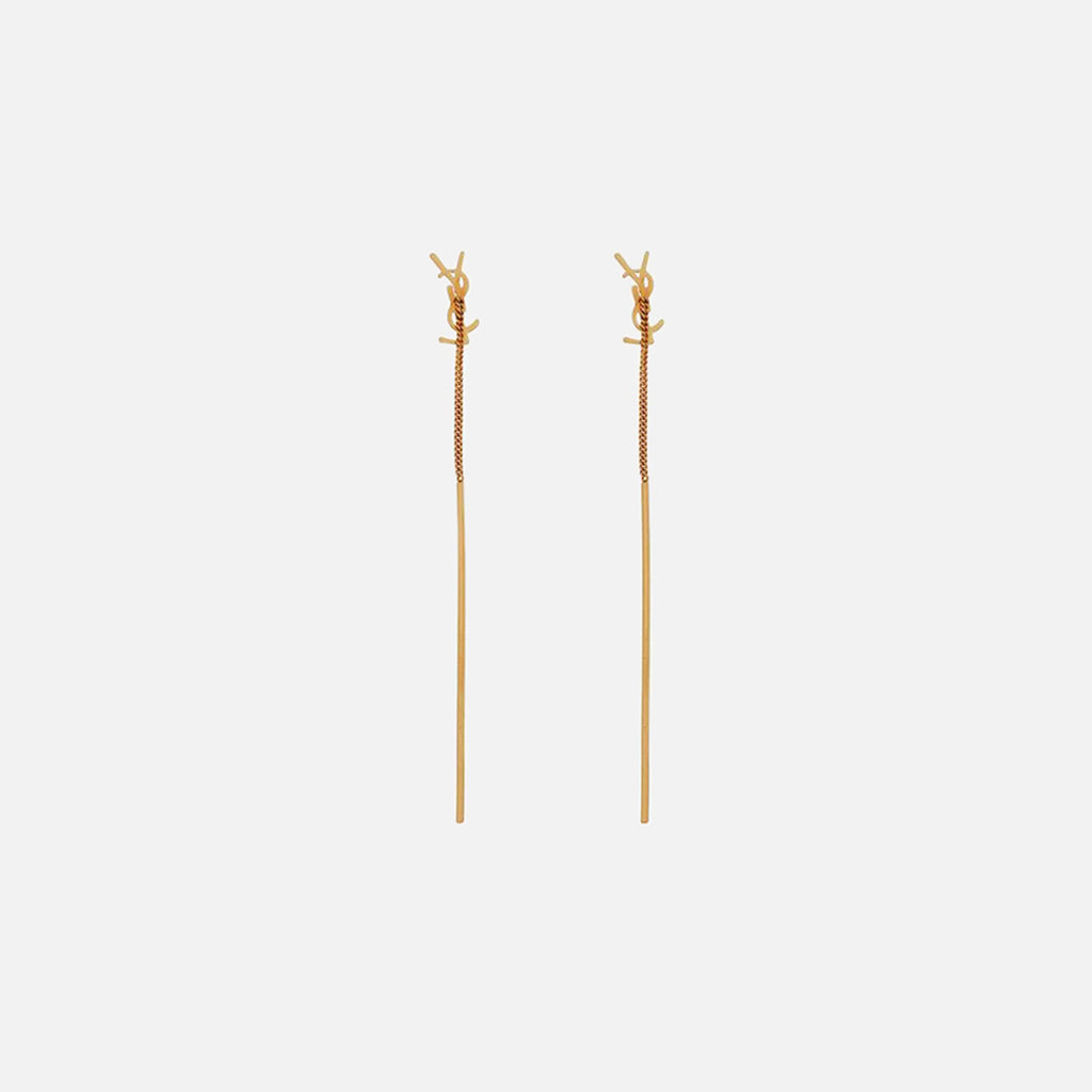 Saint Laurent Cassandre Earrings - Gold
