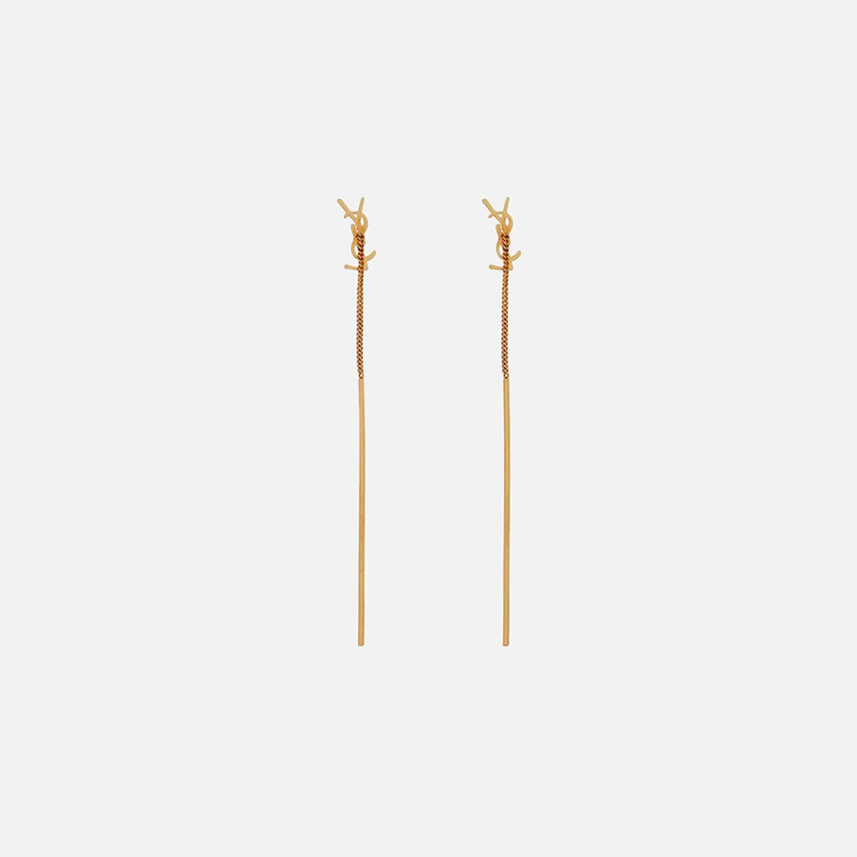 Saint Laurent Cassandre Earrings - Gold
