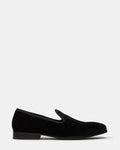 BANNOCH Black Velvet Men's Slip-On Loafer | Steve Madden