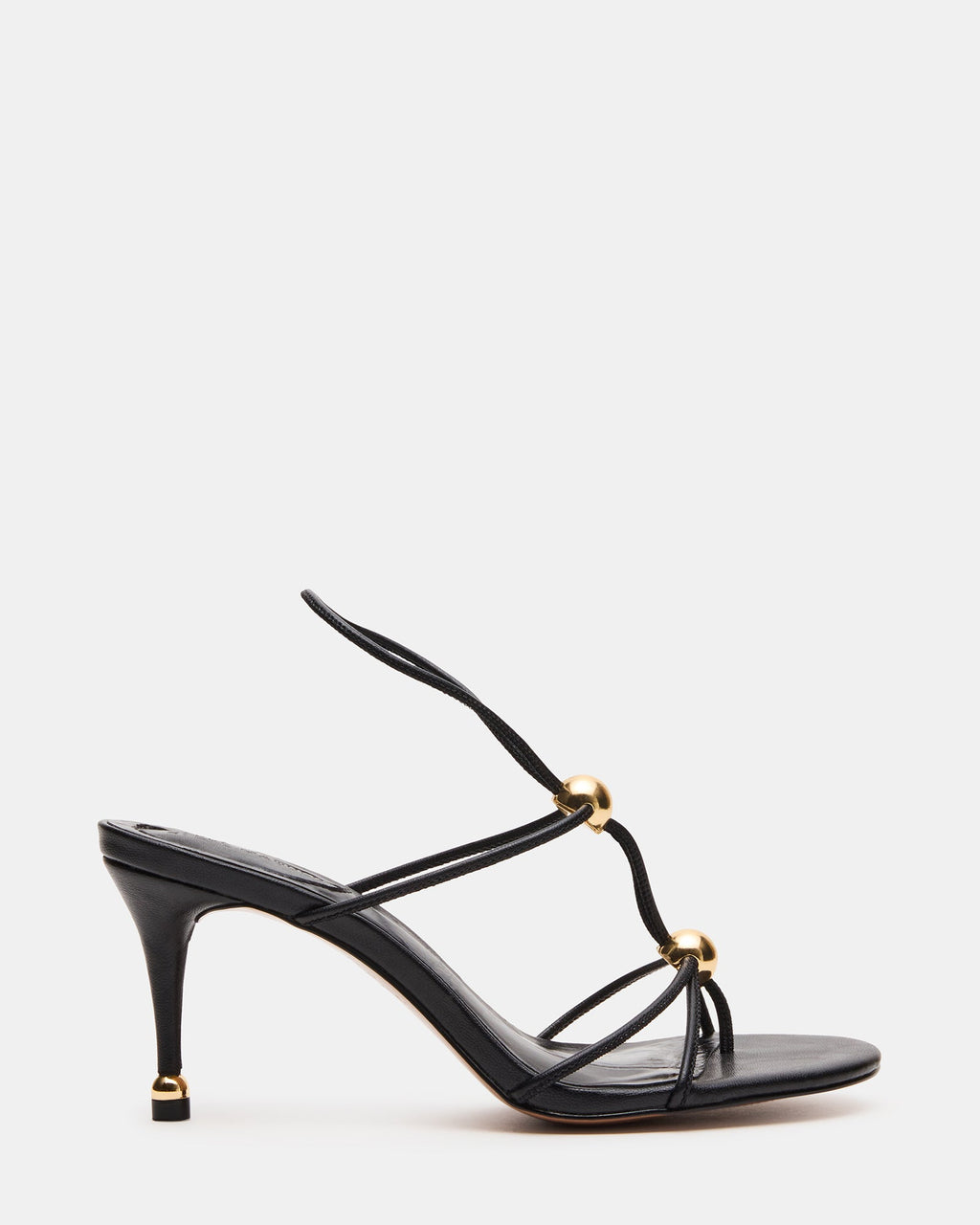 RAMOS Black Strappy Stiletto Women's Heel | Steve Madden