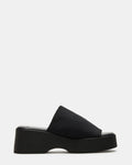 SLINKY30 Black Women's Platform Sandal | Steve Madden