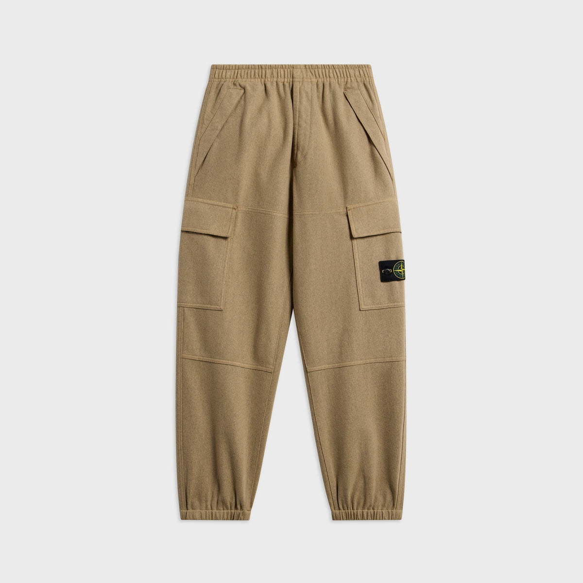 Stone Island Wool Nylon Flannel TC Loose Fit Sweatpant - Biscuit