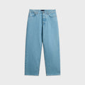 Stone Island Indigo Denim Light Blue Grainy Wash Loose Fit Jean - Blue Light Wash
