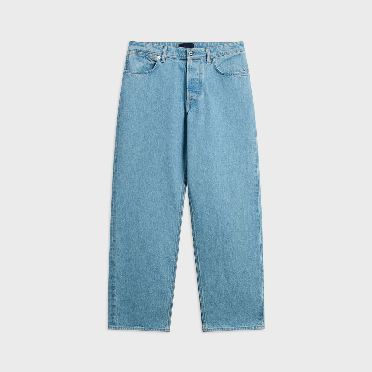 Stone Island Indigo Denim Light Blue Grainy Wash Loose Fit Jean - Blue Light Wash