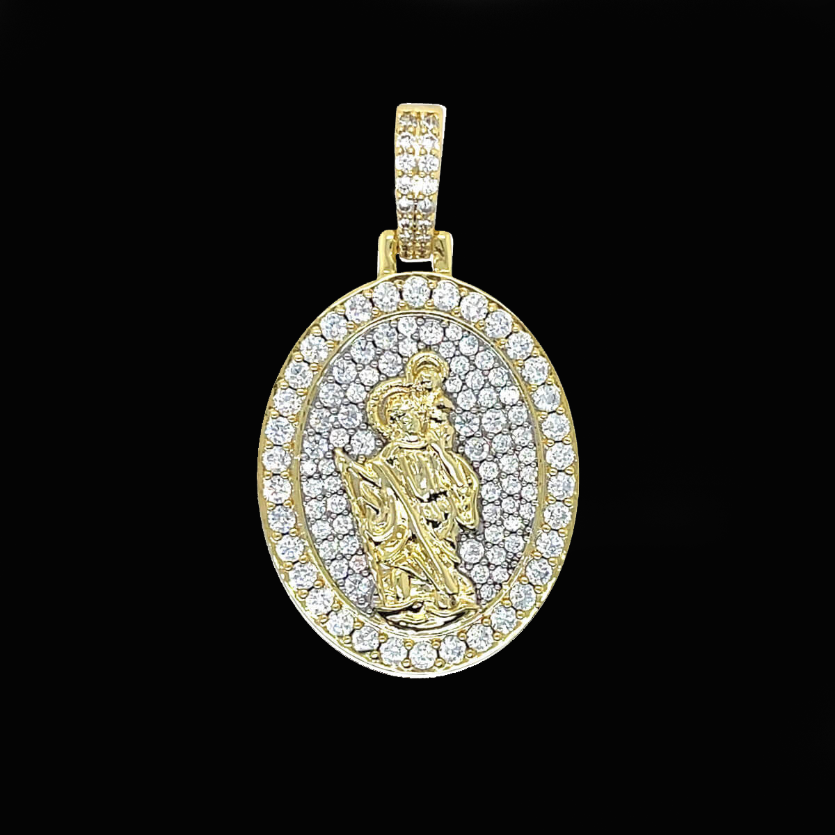 GLD Women Saint Christopher Pendant